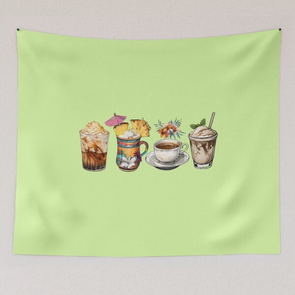 Item preview, Coffee Drinks For Summer designed and sold by DemureArtsy.