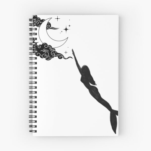 Item preview, Mermaid chasing the moon designed and sold by samahsbd.