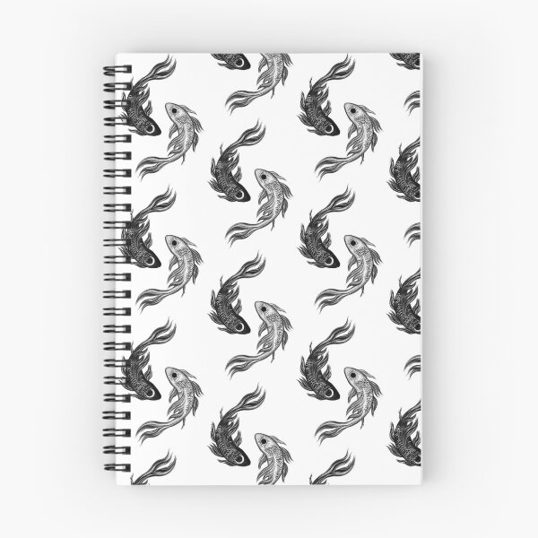 Item preview, Day & Night - Black & white Koi fish designed and sold by Scarlet Swan.