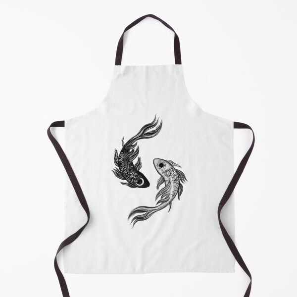 Item preview, Day & Night - Black & white Koi fish designed and sold by Scarlet Swan.
