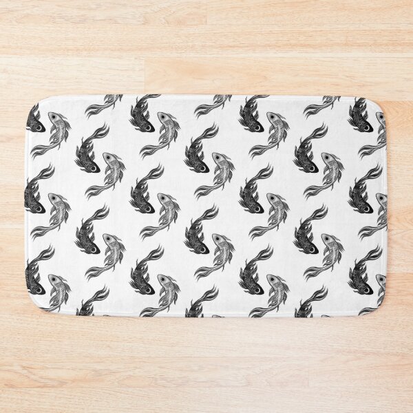 Item preview, Day & Night - Black & white Koi fish designed and sold by Scarlet Swan.