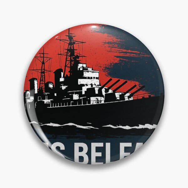 Item preview, HMS Belfast – Vintage War Poster designed and sold by natzeroART.