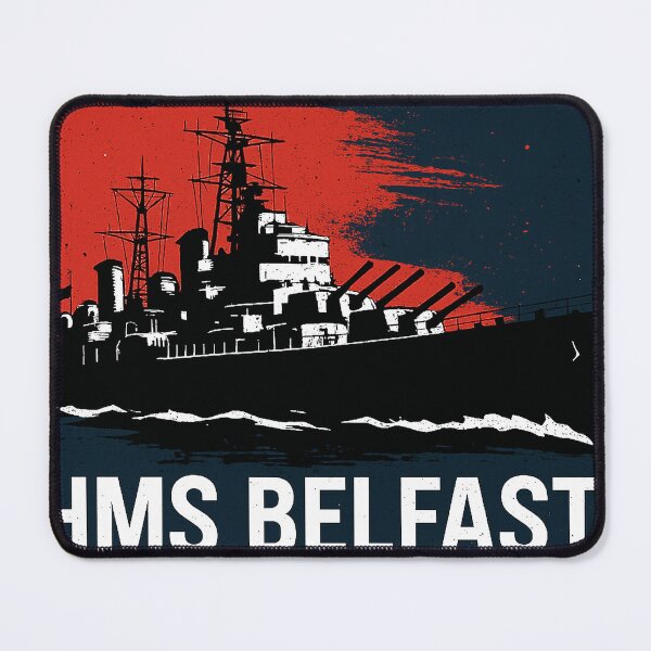 Item preview, HMS Belfast – Vintage War Poster designed and sold by natzeroART.