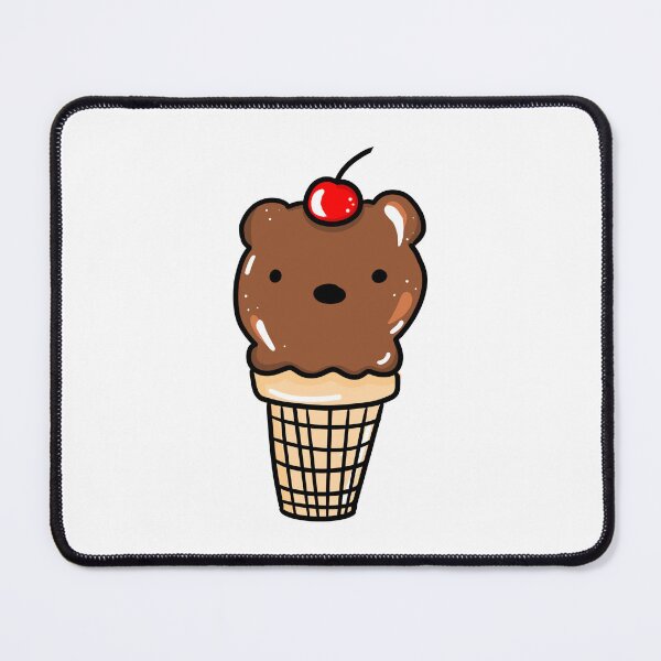 Item preview, Bear ice cream cone designed and sold by LazyLines.