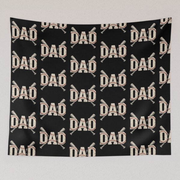 Aperçu de l'œuvre Cadeau de fête des pères pour papa, baseball moderne et tendance créée et vendue par SOUFIANE1991.