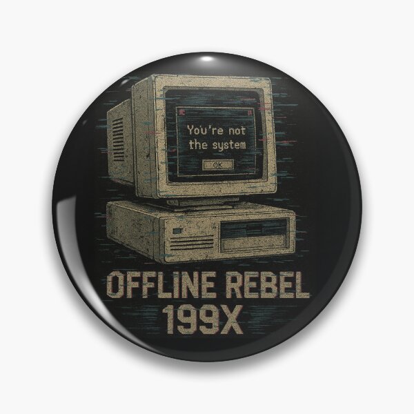 Artikelvorschau, Offline Rebel – Vintage Desktop-Fehler-Ästhetik T-Shirt entworfen und verkauft von Laugh & Rewind .