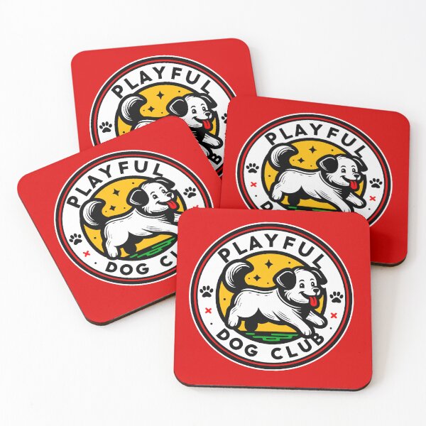 Item preview, Playful Dog Club Logo designed and sold by ArtFactoryAI.