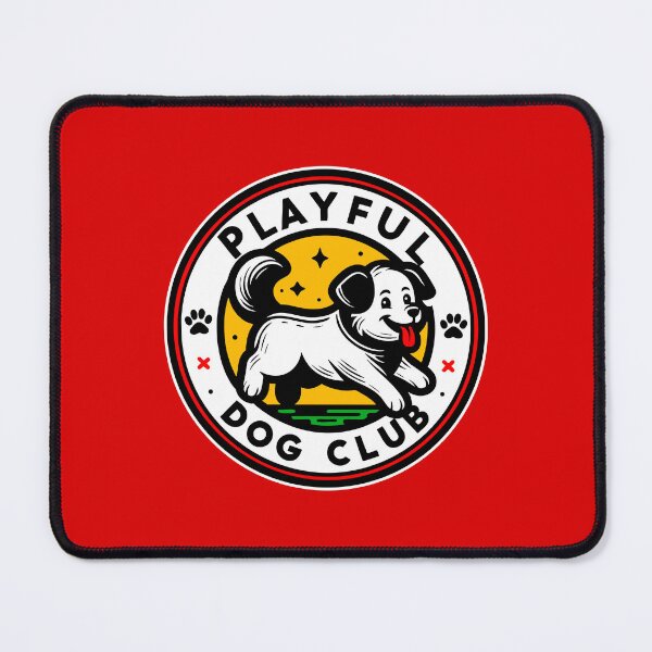 Item preview, Playful Dog Club Logo designed and sold by ArtFactoryAI.
