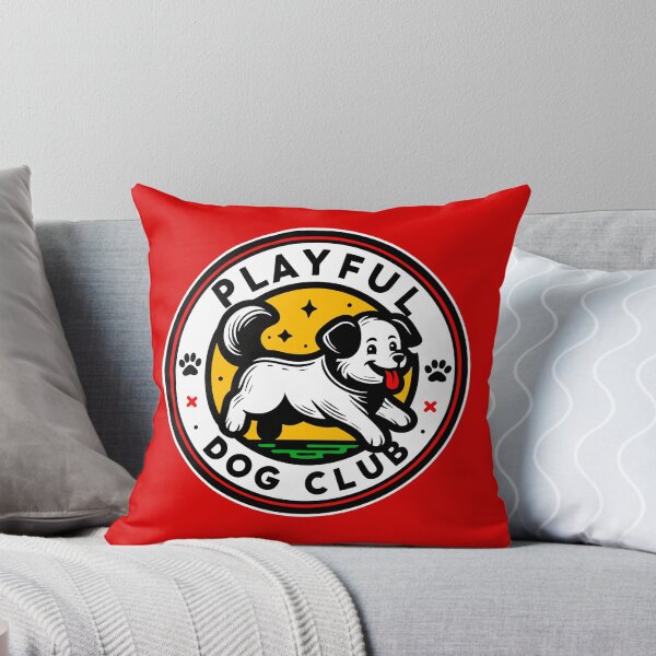 Item preview, Playful Dog Club Logo designed and sold by ArtFactoryAI.