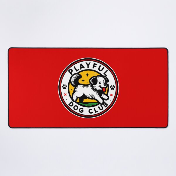 Item preview, Playful Dog Club Logo designed and sold by ArtFactoryAI.