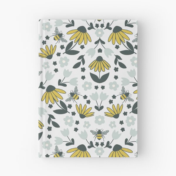 Item preview, Bees + Flowers Blue and Yellow designed and sold by EmReys.