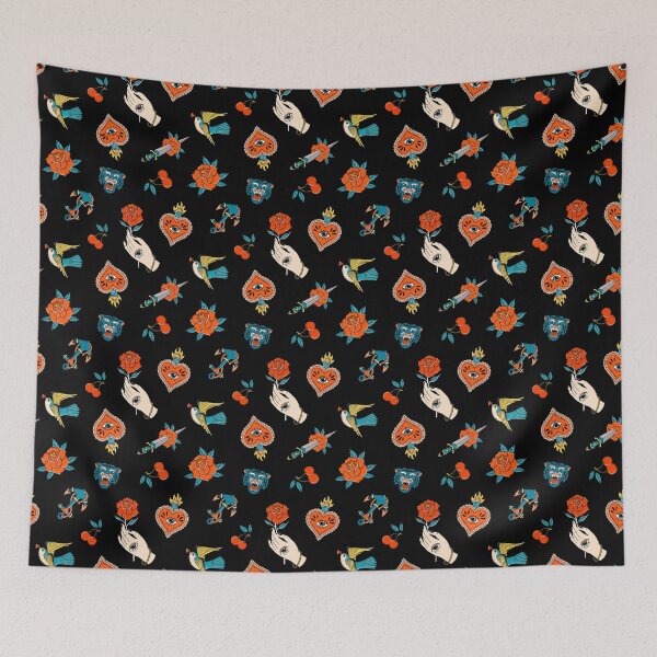 Item preview, Tattoo pattern designed and sold by Studio Vickn.