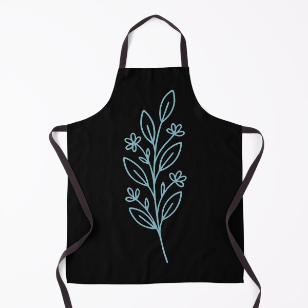 Item preview, Light blue branch with leaves and flowers designed and sold by EchoOfSilence.