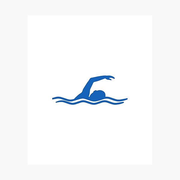 Item preview, Swimming swimmer  designed and sold by designing01Ar3.