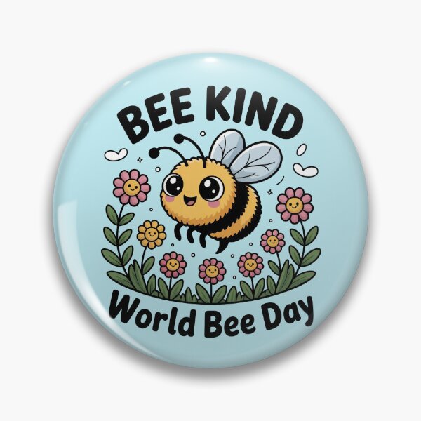 Item preview, Bee Kind – Cute World Bee Day Design designed and sold by Bearabilia.