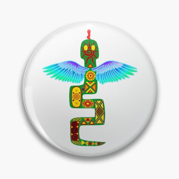 Item preview, Quetzalcoatl the Feathered Serpent God of the Aztecs designed and sold by Really Bad Art.