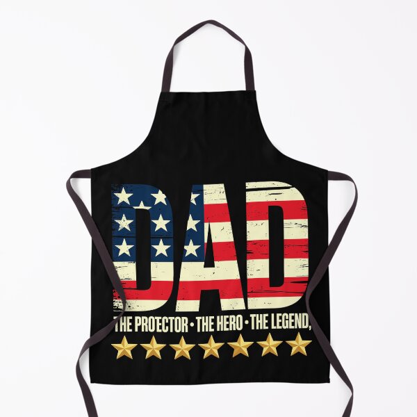 Item preview, Patriotic Dad Hero Vintage USA Tee designed and sold by designleon19.