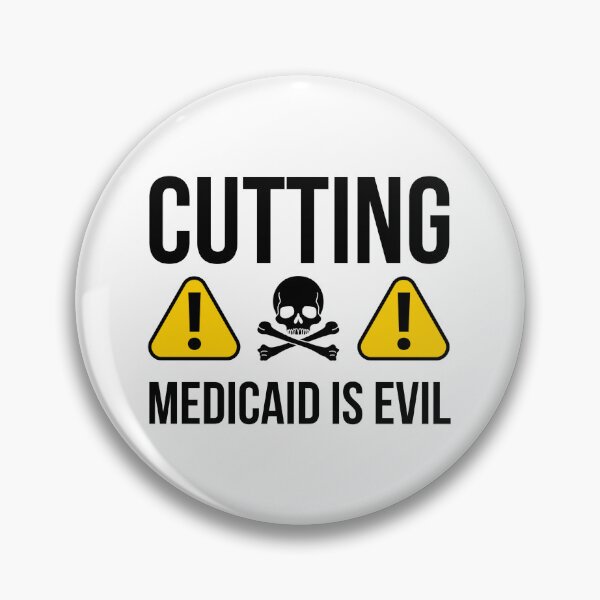 Item preview, Cutting Medicaid is evil.  designed and sold by Rachel the Artist .