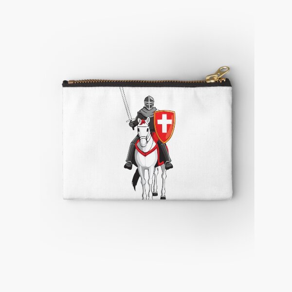 Item preview, Knight on Horseback with Sword and Shield, Horseman with sword, Medieval armored swordsman on horseback, medieval knights wearing armor, helmet, sword in hand riding horse in protective suit designed and sold by Danler.
