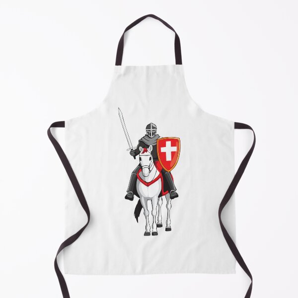 Item preview, Knight on Horseback with Sword and Shield, Horseman with sword, Medieval armored swordsman on horseback, medieval knights wearing armor, helmet, sword in hand riding horse in protective suit designed and sold by Danler.