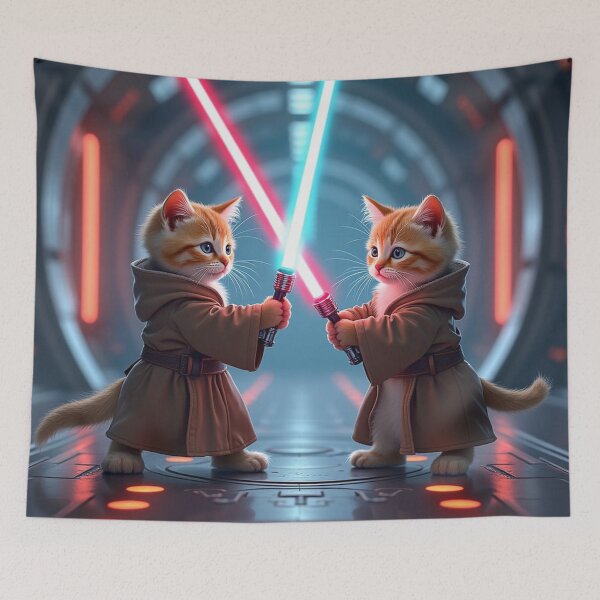 Item preview, Meow The Force Be With you designed and sold by shakespeare1212.