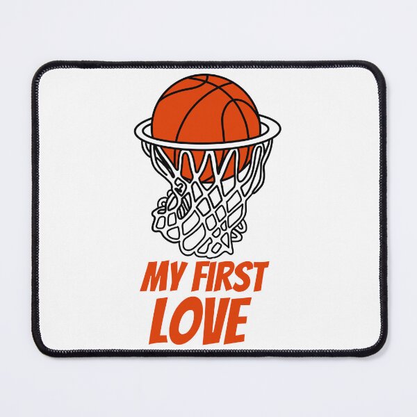 Item preview, "My First Love Basketball – Slam Dunk Passion Design" designed and sold by Karim-Karem.