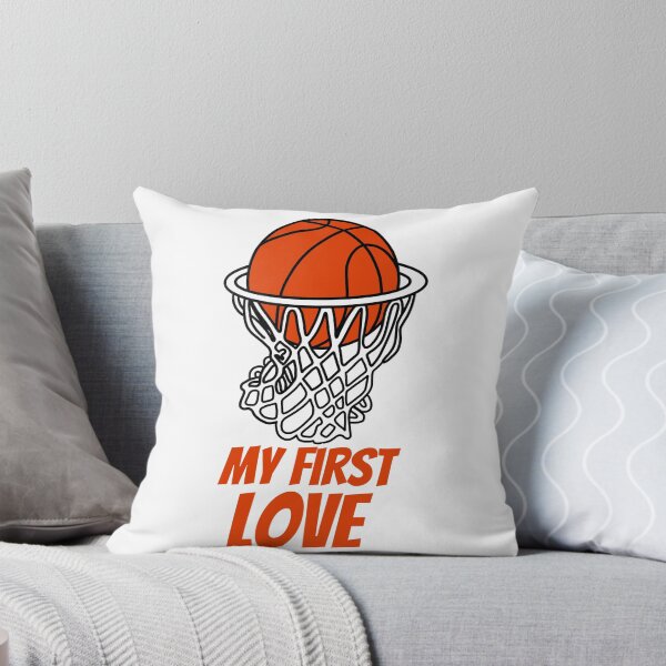 Item preview, "My First Love Basketball – Slam Dunk Passion Design" designed and sold by Karim-Karem.