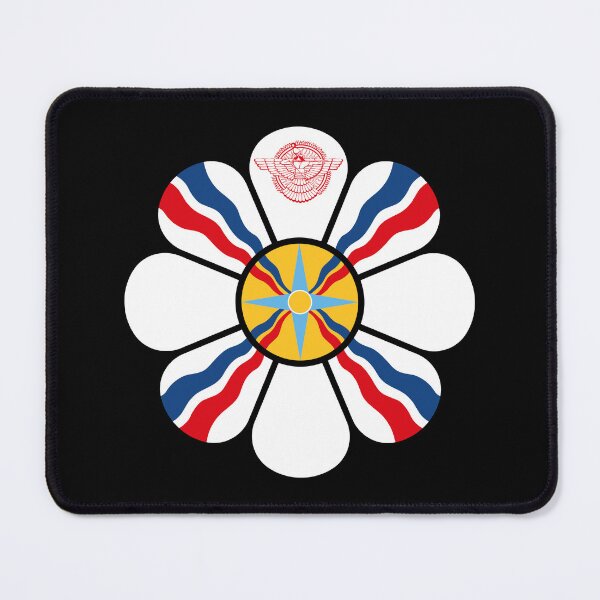 Item preview, Assyria Flag Flower designed and sold by Dingir ENKI.