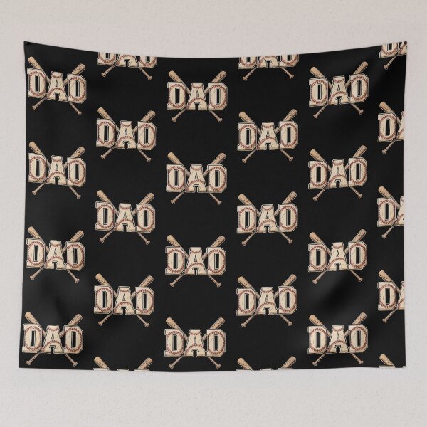 Aperçu de l'œuvre Cadeau de fête des pères pour papa, baseball moderne et tendance créée et vendue par SOUFIANE1991.
