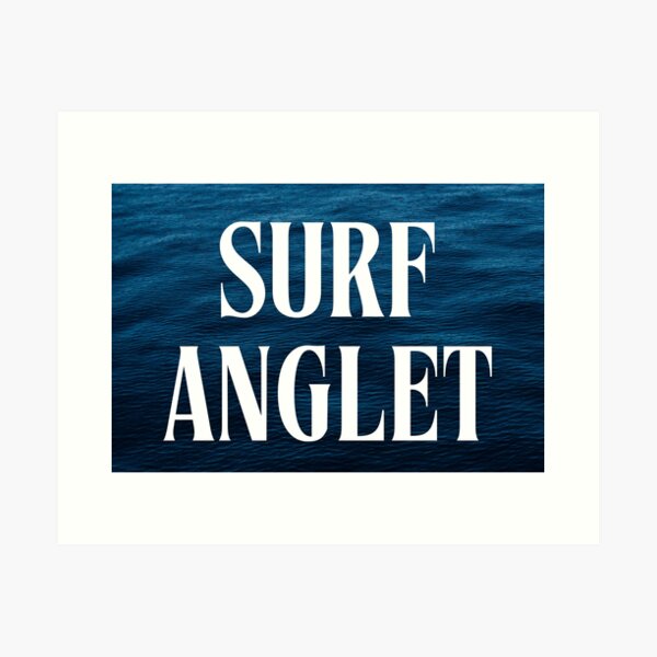 Aperçu de l'œuvre Surf Anglet créée et vendue par sondersurf.