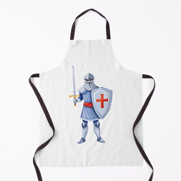 Item preview, Knight with Sword and Shield, Medieval armored swordsman, medieval knights wearing armor, helmet, sword in hand in protective suit designed and sold by Danler.