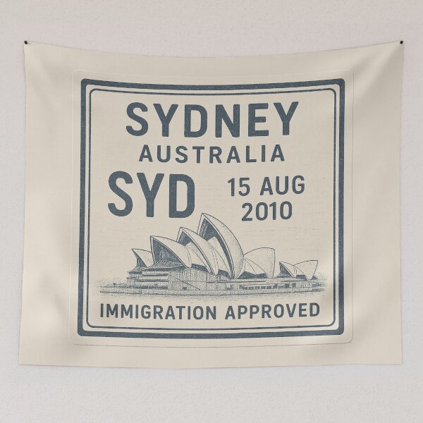 Item preview, Travel Stamp: Sydney designed and sold by Skyeleigh and Spideough.