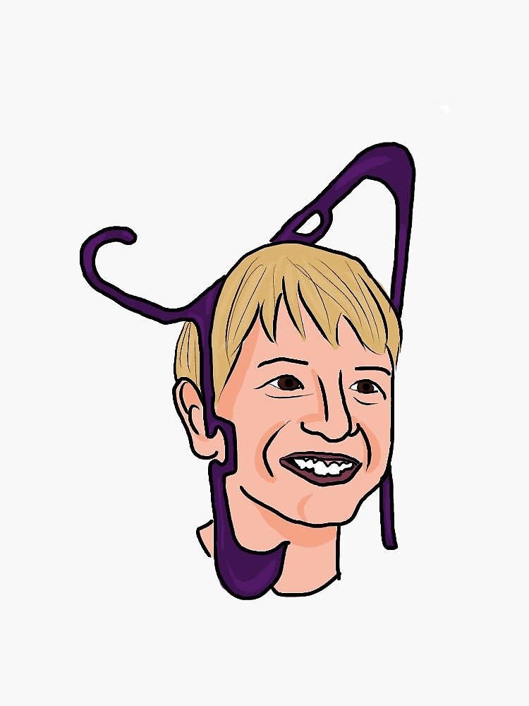 "It's Just Luke Clothing Hanger Vine" Sticker for Sale by MaryWaffles