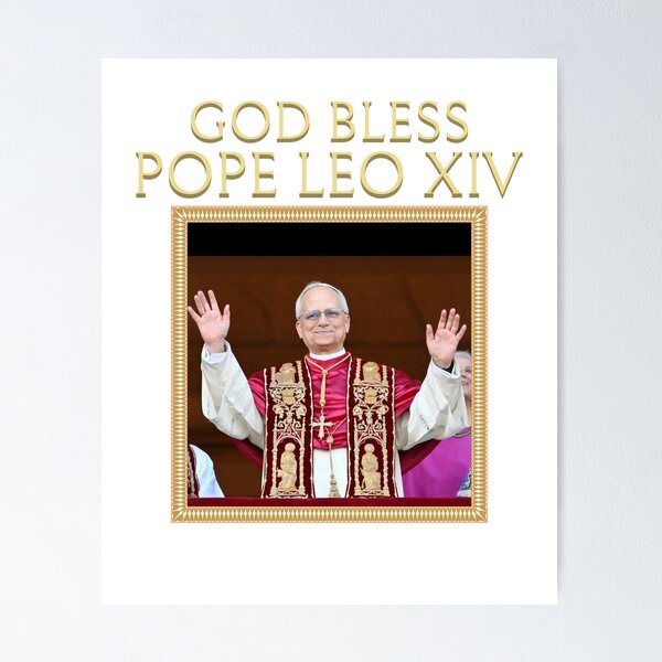 Item preview, Pope Leo XIV God Bless designed and sold by Bondrewd1.