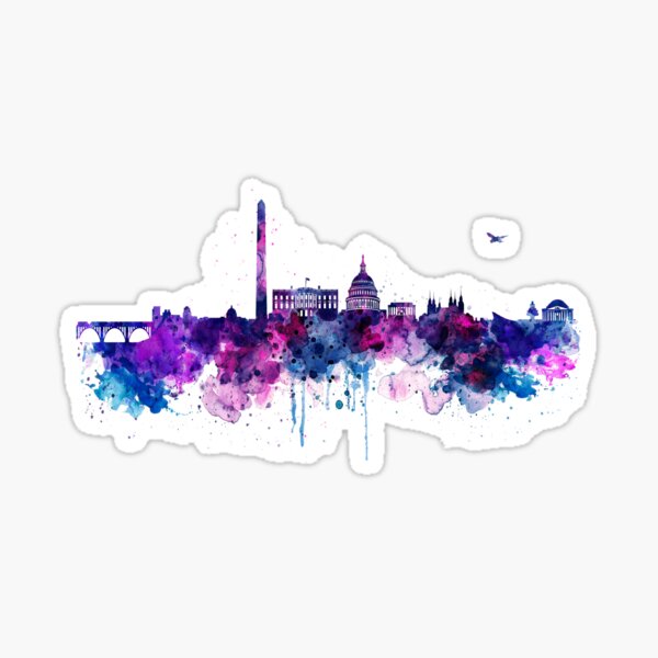 Item preview, Washington DC Skyline Art designed and sold by caracatita75.