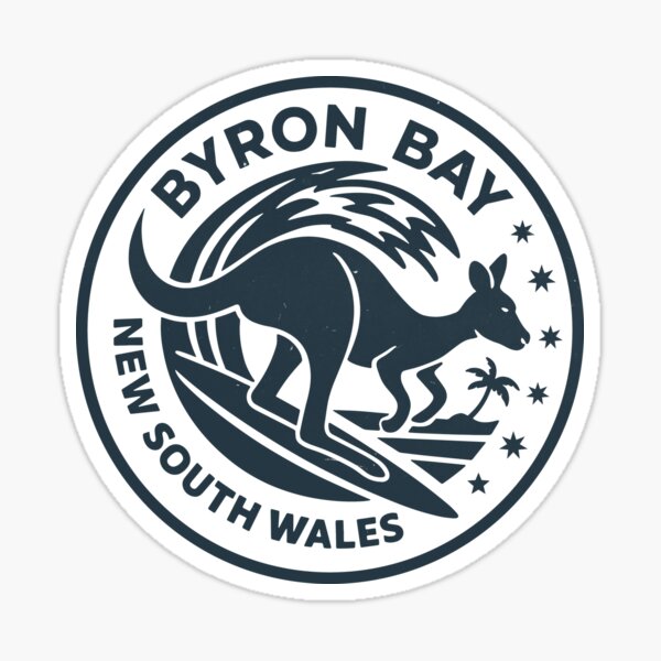 Item preview, Surfing Byron Bay, Australia designed and sold by Skybound-Studio.