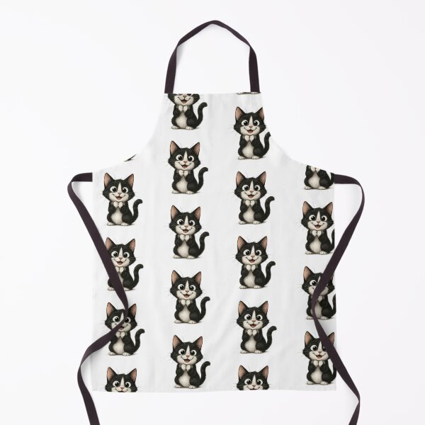 Item preview, Happy Tuxedo Cat – Black and White Feline Charm designed and sold by branaghbel.