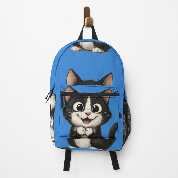 Item preview,  Happy Tuxedo Cat – Black and White Feline Charm designed and sold by branaghbel.