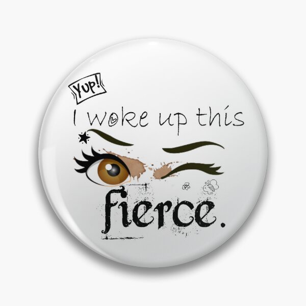 Item preview, I woke up this fierce - Vitiligo Awareness designed and sold by Ms-Bees-Tees.