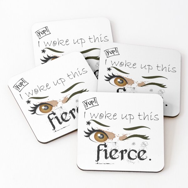 Item preview, I woke up this fierce - Vitiligo Awareness designed and sold by Ms-Bees-Tees.