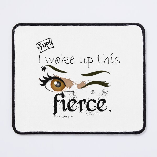 Item preview, I woke up this fierce - Vitiligo Awareness designed and sold by Ms-Bees-Tees.