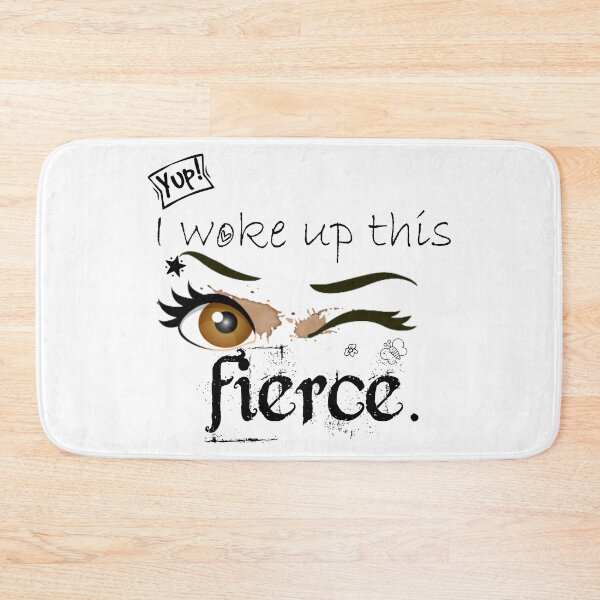 Item preview, I woke up this fierce - Vitiligo Awareness designed and sold by Ms-Bees-Tees.