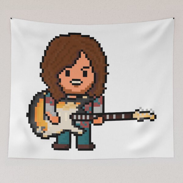 Item preview, Rock Battle Pixel Funky Guitar Master designed and sold by gkillerb.