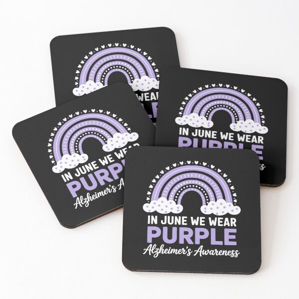 Item preview, IN JUNE WE WEAR PURPLE Alzheimer's Awareness designed and sold by jkrphoto.