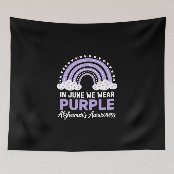 Item preview, IN JUNE WE WEAR PURPLE Alzheimer's Awareness designed and sold by jkrphoto.
