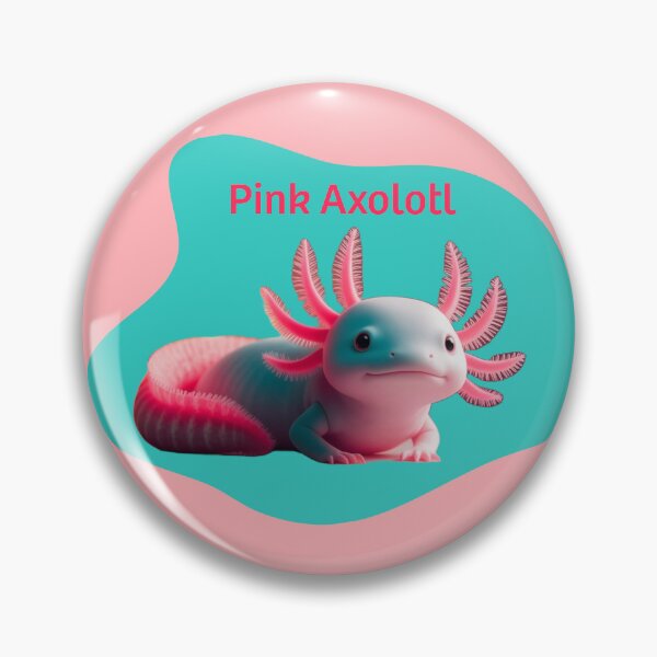 Item preview, Pink axolotl designed and sold by The Digital Compass.
