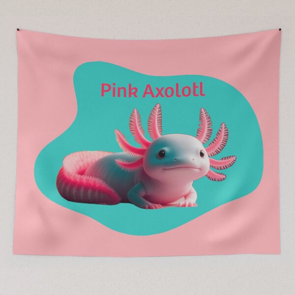 Item preview, Pink axolotl designed and sold by The Digital Compass.