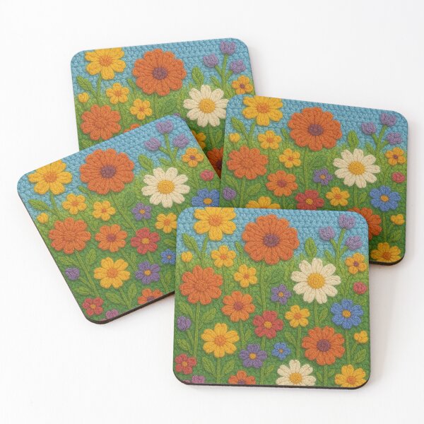 Item preview, Crochet Spring Flowers Landscape  designed and sold by crazypattern.