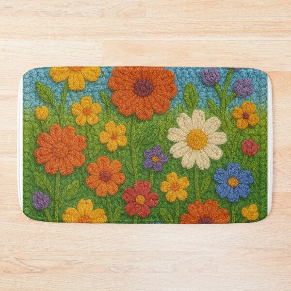Item preview, Crochet Spring Flowers Landscape  designed and sold by crazypattern.