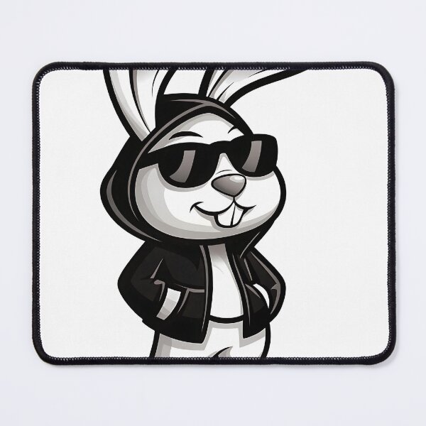 Item preview, Cool Rabbit with Glasses Design designed and sold by youme63.